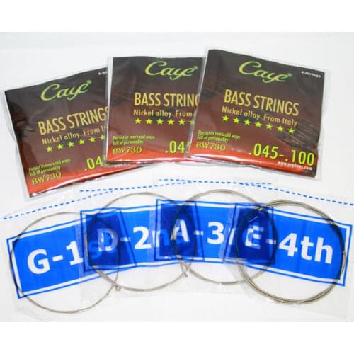 3 Sets Italy Orphee CAYE BW730 Nickel Alloy Guitar Strings For Electric Bass Strings 4-Strings (.045 .065 .080 .100)