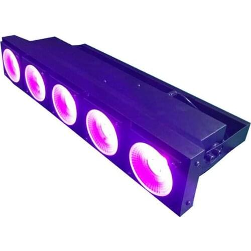 5x30W RGB 3in1 LED Matrix Warm White DMX Led COB Blinder Lighting With Point Control For DJ Disco Party Show Church Horse Race