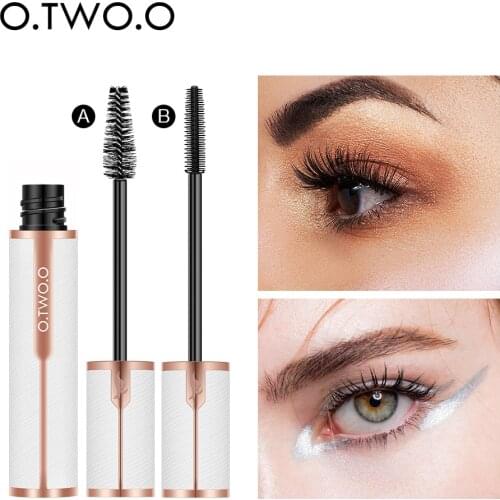 O.TWO.O 1pc 4D Silk Fibe Mascara Waterproof Curling Volume Lashes Thick Lengthening Nourish Eyelash Extension Makeup Cosmetics