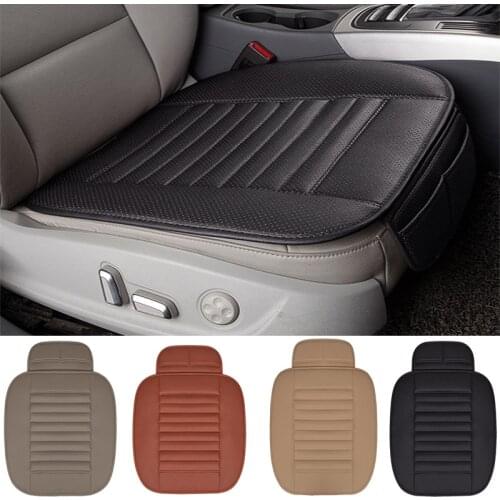 Universal car front seat cover, non-fading breathable PU leather seat cushion, used for car seat accessories