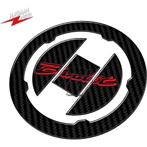 For Suzuki Bandit 1250S 2007 2008 2009 3D Carbon-look Motorcycle Fuel Gas Cap Protector Decals