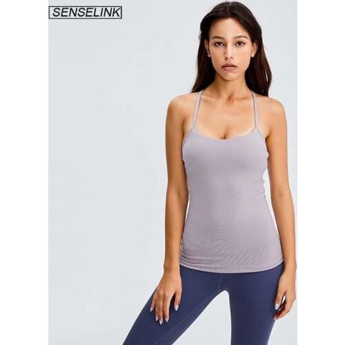 SENSELINK Womens Sports Shirt Slim Fit Fitness Shirt Sports Indoor And Outdoor Womens Fitness Shirt