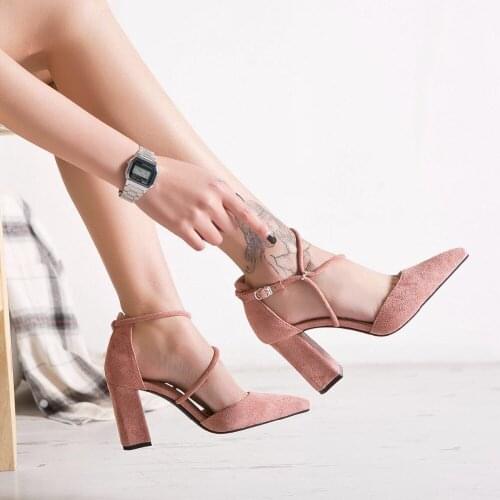 2018 New Women High Heel Ladies 5 Colors Pumps Woman Shoes Office Lady Casual Heel