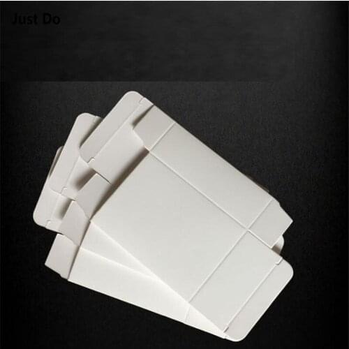 10*3*10cm 20pcs White Square Paper Box Handmade Gift Packing Bag Small Single Cake Candy Box Vintage Wedding Party Favor