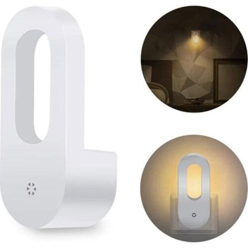 2PCS/4PCS Plug-in Night Light Warm White LED Nightlight Lamp For Children Kids Living Room Bedroom Lighting EU US Plug