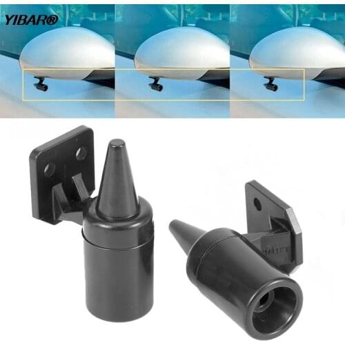 2PCS Ultrasonic Whistles Safety Sound Alarm Black Car Deer Animal Alert Warning