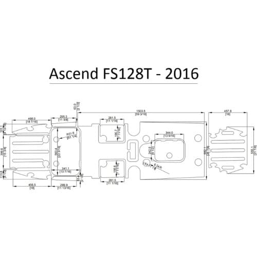 2016 Ascend FS128T Kayak Boat EVA Decking Mat Pads Kit 1/4"