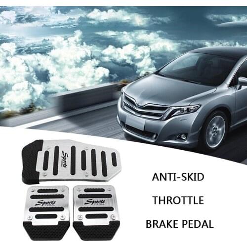 2019 Hot Universal Aluminum Manual Transmission Car Non-slip Pedal Manual Car Brake Clutch Accelerator Alloy Antiskid Foot Tread