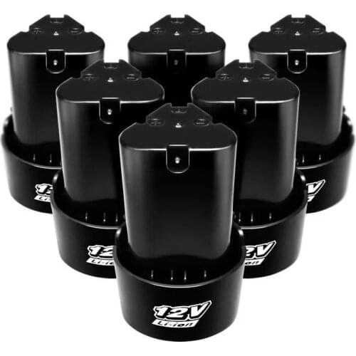 12V Electric Screwdriver Battery Large Capacity 18650 Lithium Battery Rechargeable Hand Drill Battery Pack