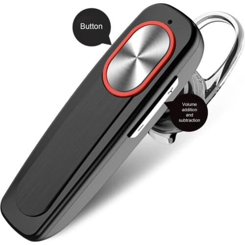 L9 Wireless Bluetooth 4.1 Single Ear Earphone with Hands-Free Call Microphone Universal Wireless Sport Bass Earphone With Mic