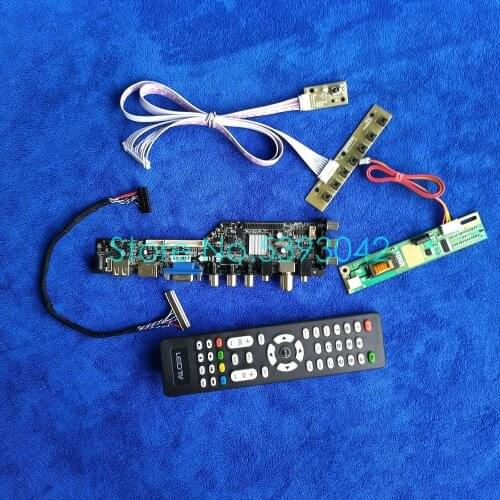 For LP171WX2 (A4)(K1)/(A4)(K2)/(A4)(K3)/(A4)(K5) 1CCFL 3663 digital USB+AV LVDS 30-Pin DVB-T2 1440*900 controller board kit