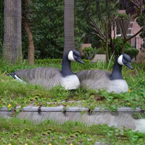 Hunting Goose Decoys Artificial Simulated Geese Ornament Figurine
