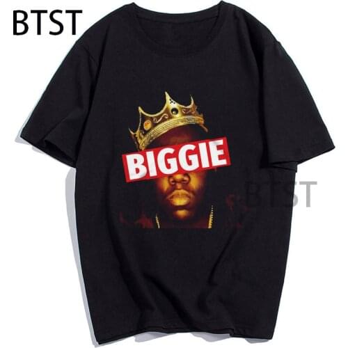 Biggie Smalls Notorious B.I.G Rap Hip Hop T-Shirt Cotton Men Unisex T Shirt Summer short sleeve Clothing Loose Streetwear Tops