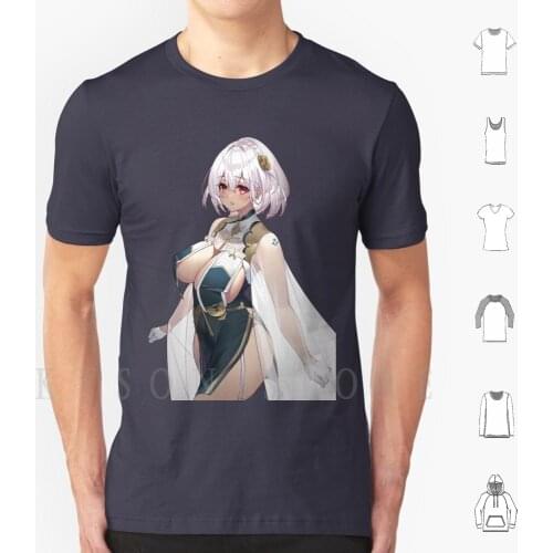 Sirius-Azur Lane T Shirt Men Cotton Azur Lane Anime Azur Lane Atago Manga Akagi Enterprise Waifu Azur Lane Peeker