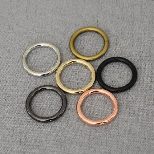 50 pcs/pack zinc alloy O Ring Key Ring Leather Bag Belt Strap belt Buckle Snap Clasp Clip Trigger Bag metal adjuster