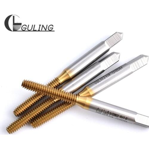 10PCS HSSE With Tin Inch Forming Tap BSW 1/8-40 5/32-32 7/32-24 1/4-20 W 5/16-18 3/8-16 7/16-14 1/2-12 Machine Screw Thread Taps