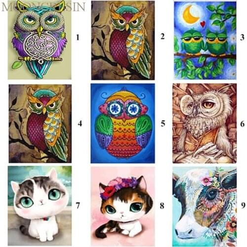 MOONCRESIN 5D Diamond Embroidery Princess Pony Diy Diamond Painting Cross Stitch Square Full Drill Diamond Mosaic Decoration Kit