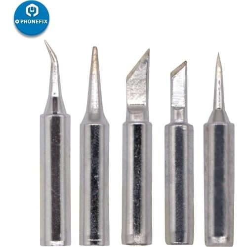 5pcs/lot 900M-T Soldering Iron Tips Welding Iron Head For Phone Tablet PCB Repair Motherboard BGA Welding Tools