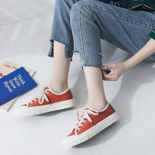 New Fashion Women Shoes Casual Solid Canvas Multicolor High Color Women Casual Shoes Sneakers Woman Platform Shoes U12-54