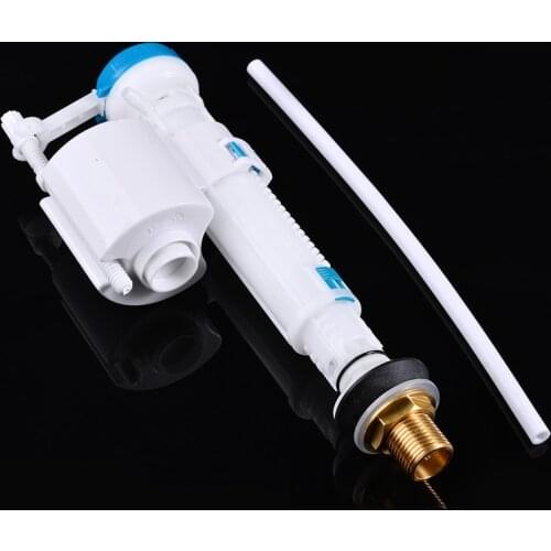 New Toilet Water Tank Fittings Intake Valve 4 Points G1/2 Brass Float Valve Blister Universal Toilet Accessories