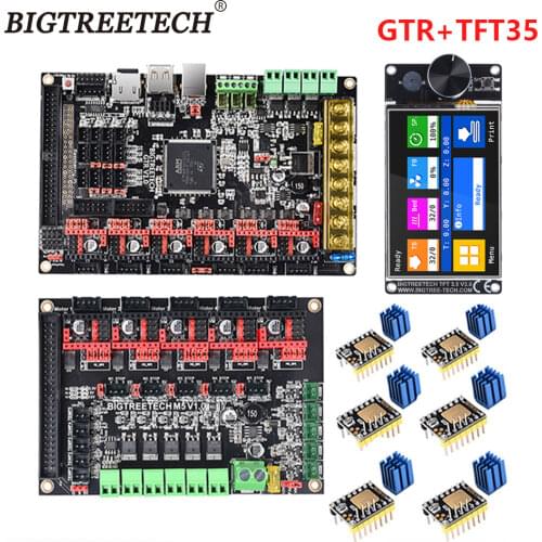 BIGTREETECH GTR V1.0 Control Board M5 V1.0 TFT35 V3.0 Screen TMC2208 TMC2209 A4988 3D Printer Parts SKR V1.4 For Ender 3/5
