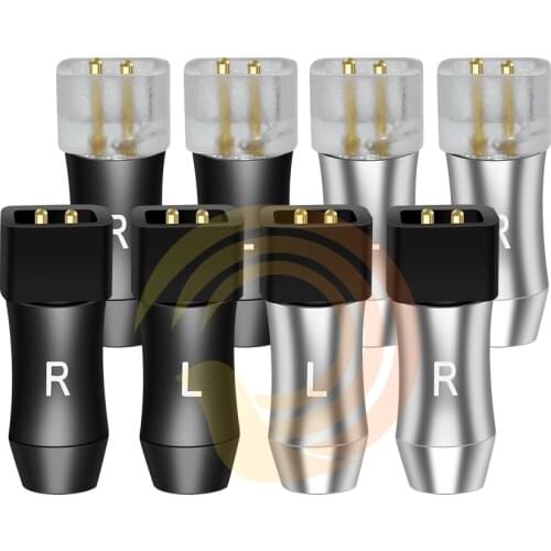 QUEYINFANG Small Waist Series 0.78mm 2pin Earphone Pins For UE UE18PRO 11PRO 10PRO 7PRO 4PRO LN006005 0.78mm Earphone Connector