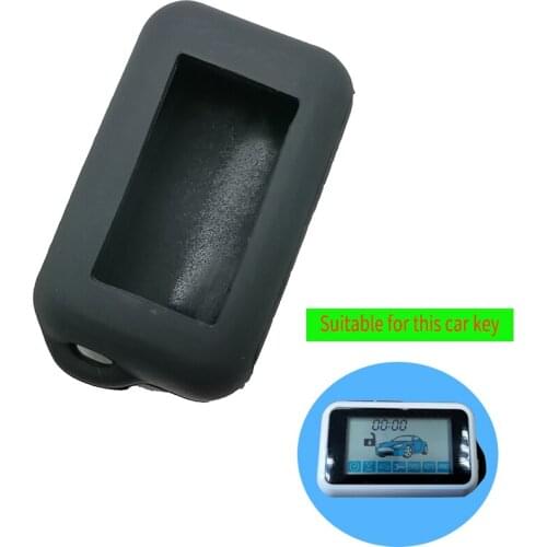 Silicone Car Key Case For Starline E63 E90 E91 E60 E61 E95 E65 E66 2-Way Lcd Car Alarm Remote Control Keychain Transmitter Cover