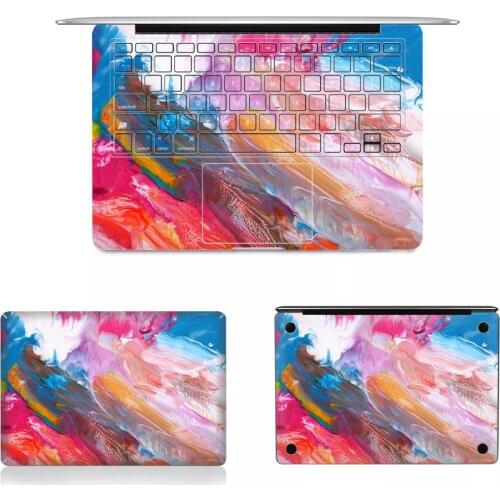 Vinyl Decal Skin for Apple MacBook Pro 13" 15" Air Retina Art Laptop Protector Cover Print Sticker Bright Funky Streak Smears