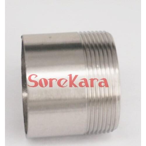 LOT2 2" BSP male Thread Length 50mm 304 Stainless Steel Pipe Fitting Weld Nipple Coupling Connector BSP