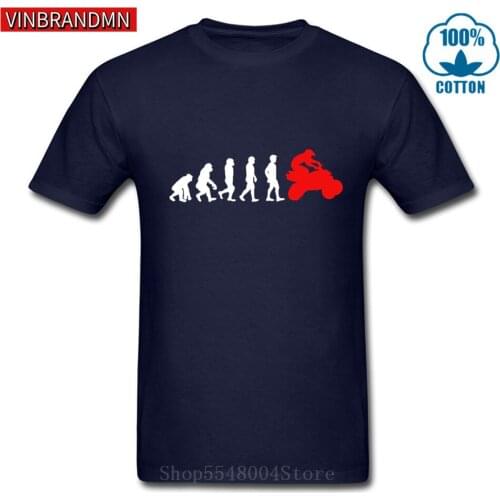 Funny Quad-Bikes Evolution T shirt men Stylish Quadricycle Four Wheeler Racing T-shirt ATV Perfect Idea Gift Tee shirt Camisetas