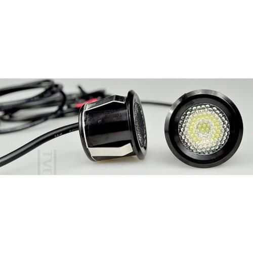 Reversing radar design Car eagle eye LED day running light Auto Under Side View Mirror styling light Rear Bumper Reverse lamp