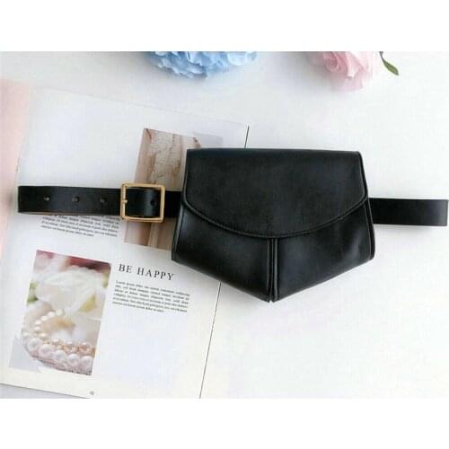 Ladies leopard Fanny Waist Fanny Pack Women PU Leather Belt Bag Casual Chest Pouch