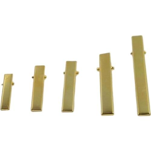 Gold Single Prong Metal Alligator Hair Clips Hairpins For Korker Bow DIY Accessories