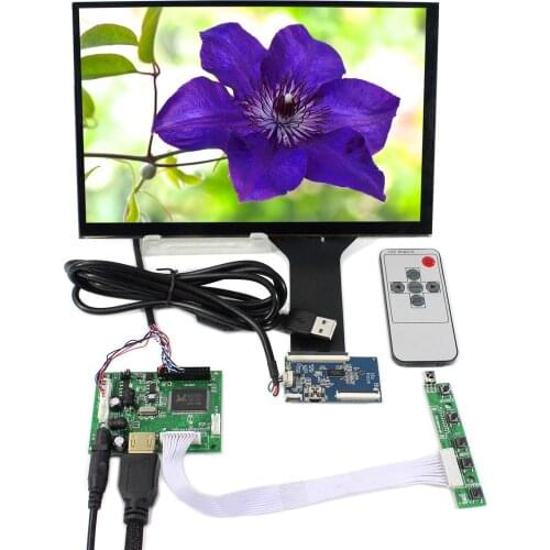 10.1" 10.1inch B101EW05 or LP101WX1-SLP2 1280X800 LCD Screen With Capacitive 10.1" Touch Panel work with HD MI Controller Board