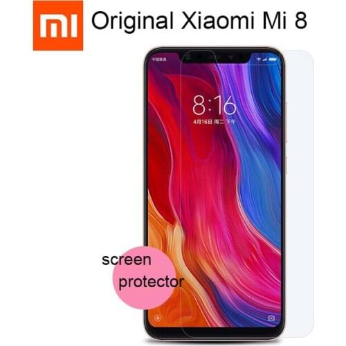 100% Original Xiaomi Mi 8 protector screen film PET / Tempered Glass , ultra-thin , XIAOMI MI8 protective film / glass