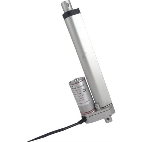 12V/24V Mini Linear Actuator Electric Linear Tubular Motor Stroke 150mm Heavy Duty DC 500N Load Controller Lift Table Tools