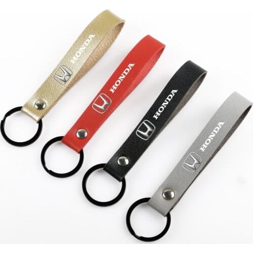 Auto Key Rings Chain Pendant Keychain For Honda TYPER Civic XR-V HR-V Accord Badge Emblem car styling