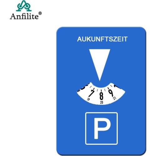 Car Parking Disc Timer Clock Arrival Time Display Blue Plastic Parking plate Time Clock Tools