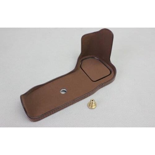 Pu Leather Video Camera Case Bag Cover Half Body For Canon 6D II 6D Mark II 6D2 Camera Open Battery Design