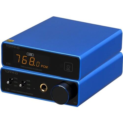 TOPPING E30 L30 COLOR AK4493 AK4118 DAC Decoder Headphone Amplifier NFCA Modules Preamplifier Application XU208 PCM768kHz DSD512