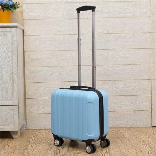 GraspDream Carry on Travel bag Women Laptop Luggage Stripe Pattern Small Luggage 18 Inch Spinner Boarding box Rolling Suitcase