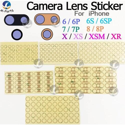1~10pcs Sticker Glue Double Side For iPhone 6 6S 7 8 Plus X XS XR XSM Max XSMax 8G Back Camera Protector Lens Frame 3M Adhesive