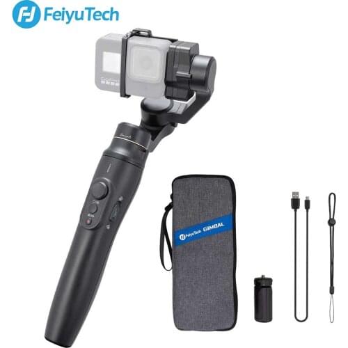 FeiyuTech Feiyu Vimble 2A Action Camera Smartphone Gimbal Handheld Stabilizer with 180mm Extension Pole for Gopro Hero 5 6 7
