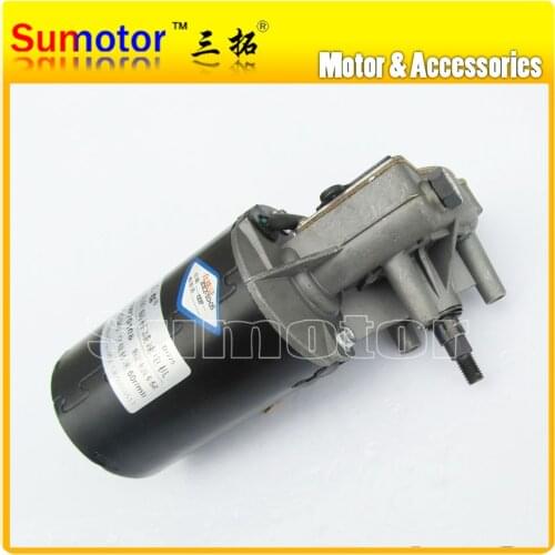 GW70105 50rpm DC24V 800N*cm 6.5A 50W Low rpm High Torque Worm Gear Reducer Electric Motor, Windshield wiper, rotisserie motor