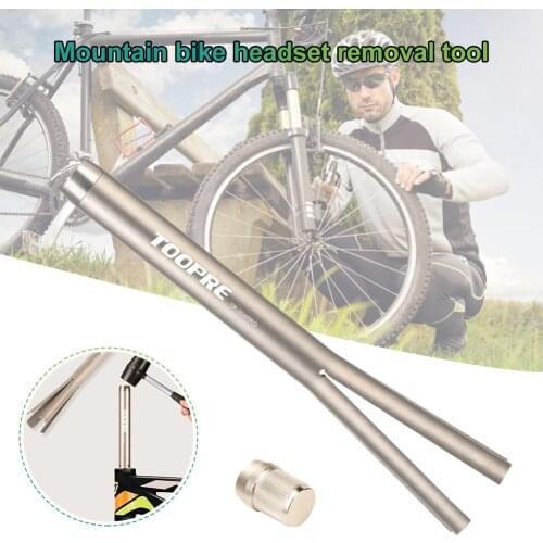 28.6mm Bicycle Headset Cup Removal Tool Stainless Steel MTB Mountain Bike Headset Cup Removal Front Fork Tube Frame Repair Tool