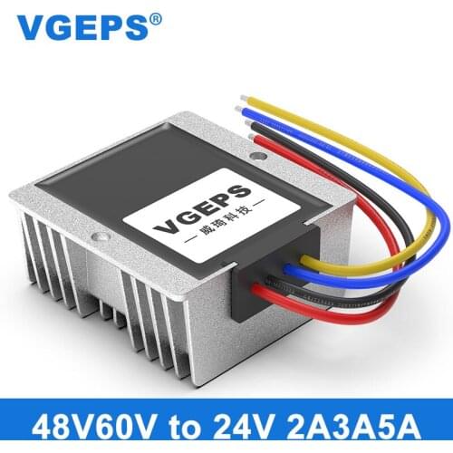 Isolated step-down 36V48V60V to 24V DC power module 30-72V to 24V electric vehicle regulator