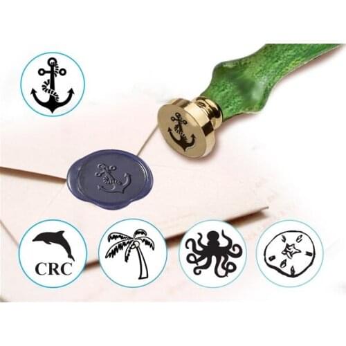 Customizable Nautical, Sea Life & Beach Wax Seal Stamp