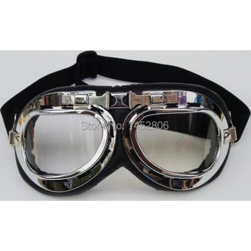 New Motorcycle Bike Scooter UV400 Vespa Sport Goggles/Eye Wear/Glasses Clear/Colored/Silver/Brown/Yellow