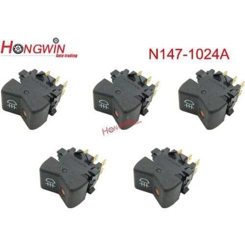 OEM NO. N147-1024A 5PCS Fog Lamp switch(4pin) Fits Lada Car Russian market Lada Niva Lada Samara Lada Signet