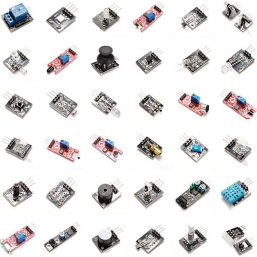 Touch module for free gift) 37 IN 1 SENSOR KITS FOR DIY HIGH-QUALITY Module Board Set Kit For Arduino Carton Box Package